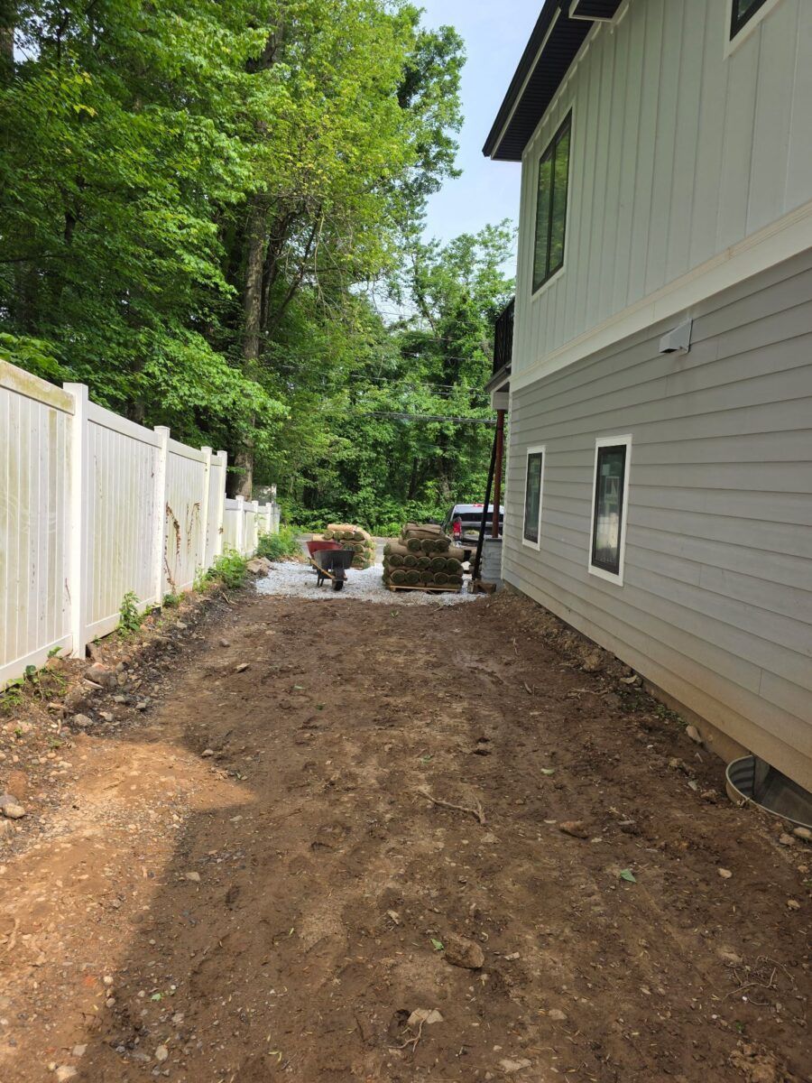 Lawn Makeover in Oyster Bay: before (4 of 11)
