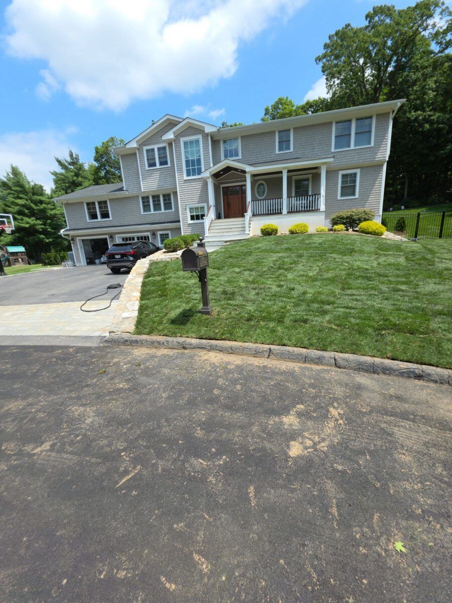 Backyard and Pool Lawn in Islip: after (12 of 16)