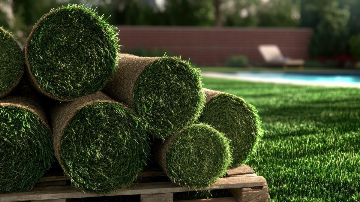 rolls of sod